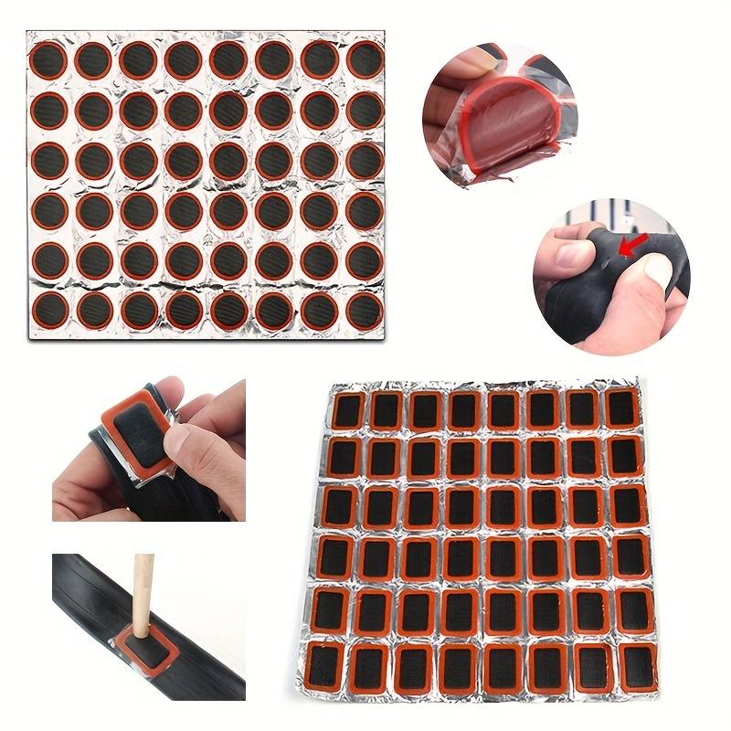 Durable Motorcycle Tire Patch Kit Includes And Round - Temu
